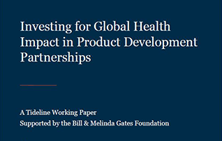 Investing for Global Health Impact in Product Development Partnerships