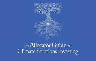 An Allocator Guide to Climate Solutions Investing
